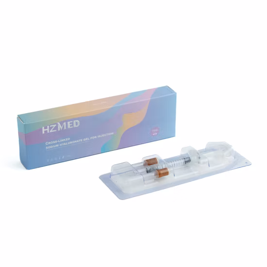 Plastic Surgery Chemical Cosmetics Anti-Wrinkle for Face Skin Care Hyaluronic Acid Gel Ha Dermal Fillers 2ml Vial Injection Beauty Products